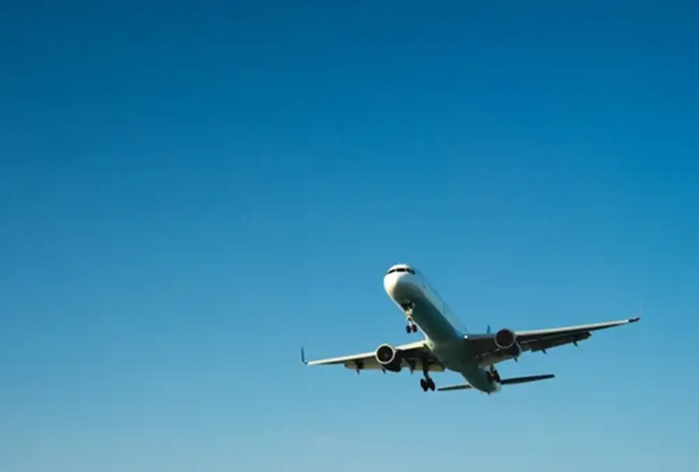 Plane taking off