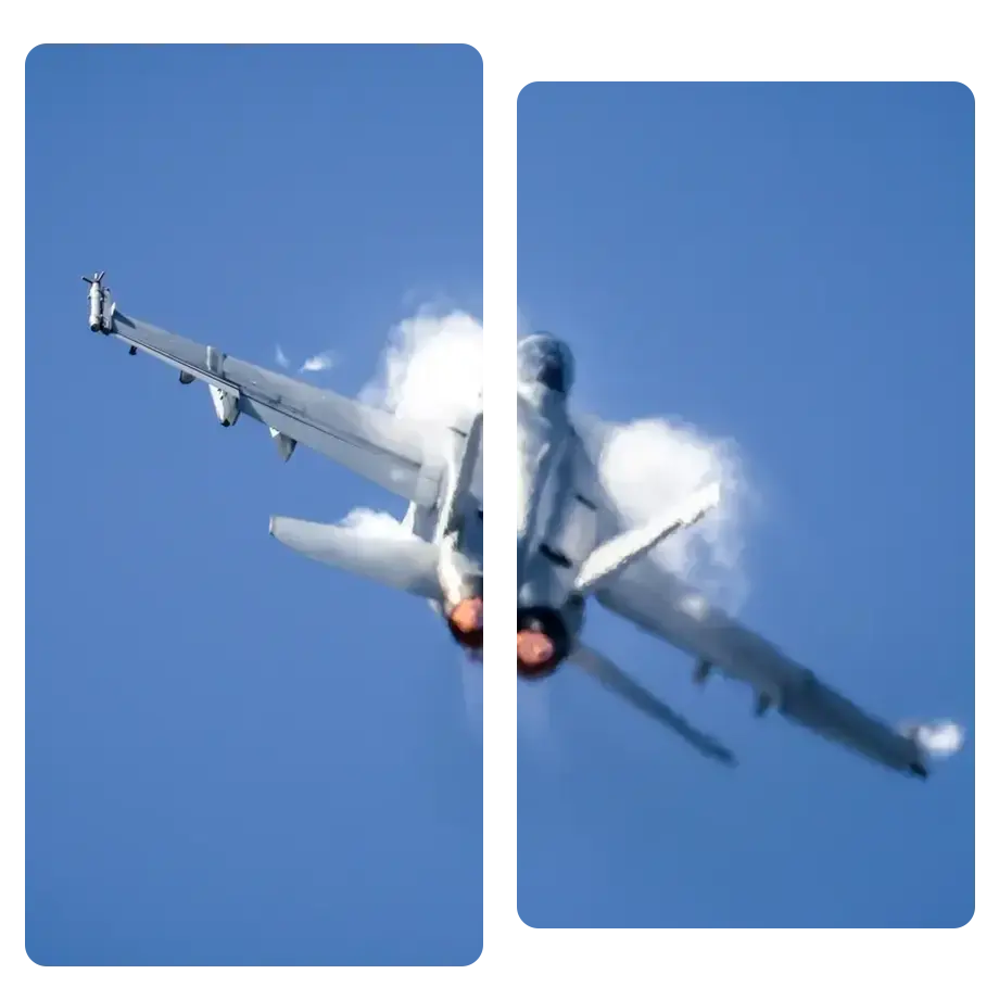 disp-header Military jet performing maneouvers