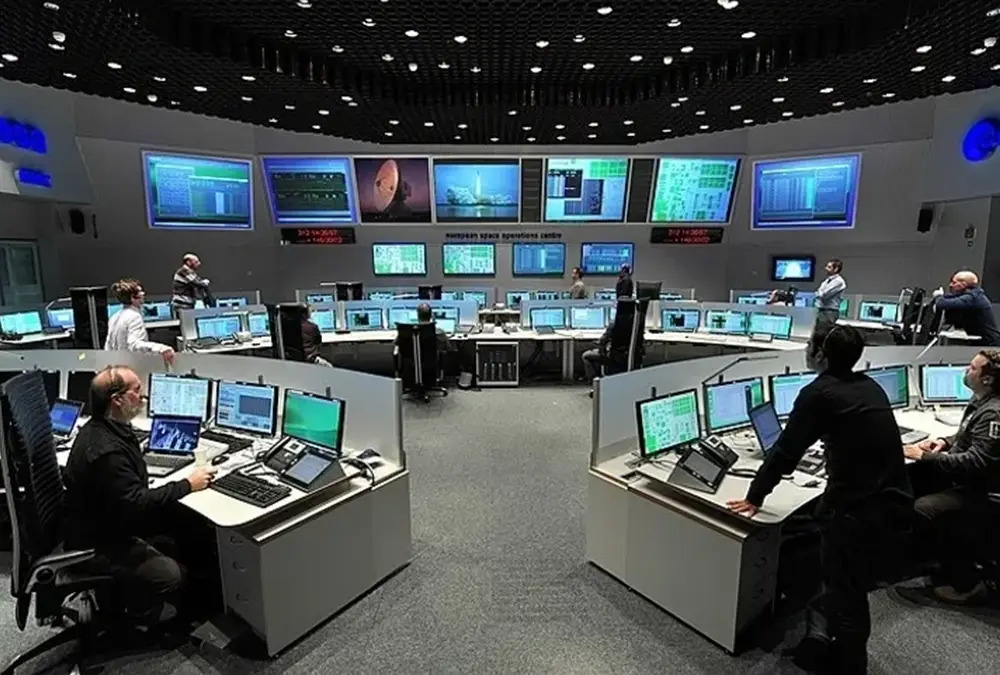 Ground control room for aviation